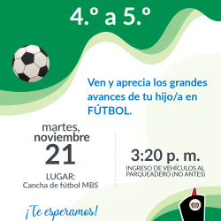 1er Ciclo Extraclases Fútbol 4° y 5° Grado