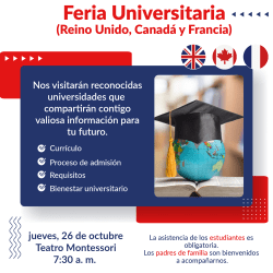 Visita de Universidades (Reino Unido, Canadá y Francia)