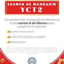 Aviso Examen MANDARIN 5º_SPA